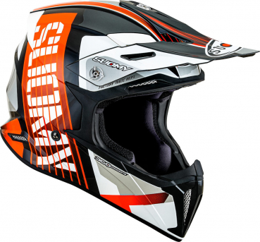 Suomy X-WING Off-Road-Helm AMPED schwarz/orange