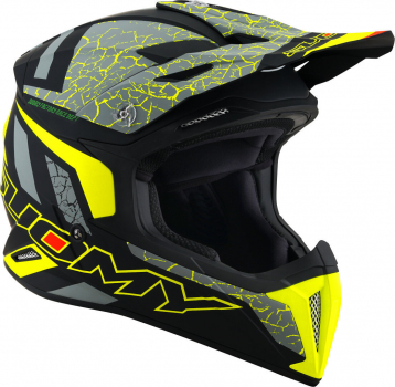 Suomy X-WING Off-Road-Helm REEL matt neon-gelb